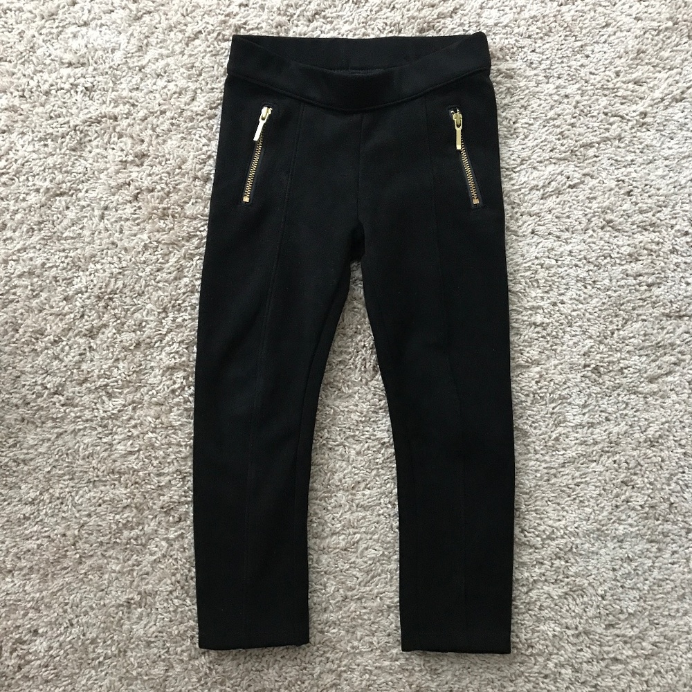 Janie and Jack Black Suede Pant 3T